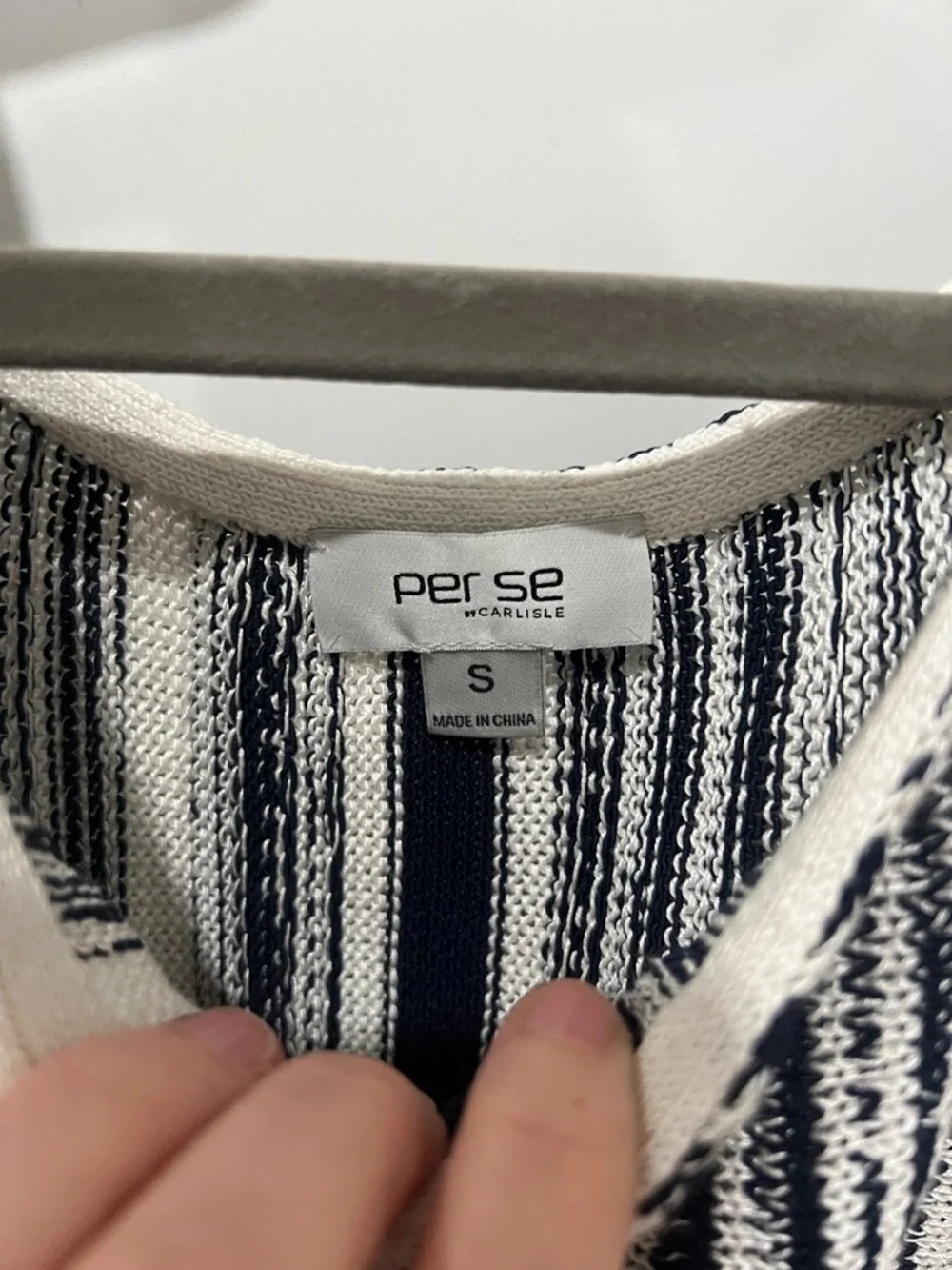 Per Se sleeveless knit